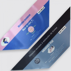 silk touch printed label